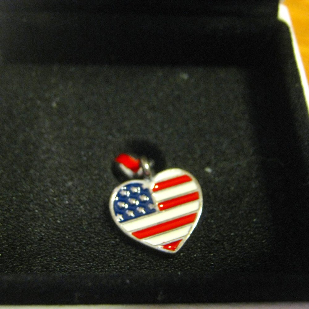 NEW Pandora Flag Charm